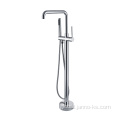 Stainless Steel Tub Shower Faucets Floor Mount Stainless Steel Bathroom Tub Faucet Manufactory